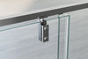 Niche shower with hinged door - two fixed panels NT607 - FLEX