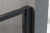 Niche shower with hinged door - two fixed panels NT607 - FLEX