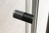 Niche shower with hinged door - two fixed panels NT607 - FLEX