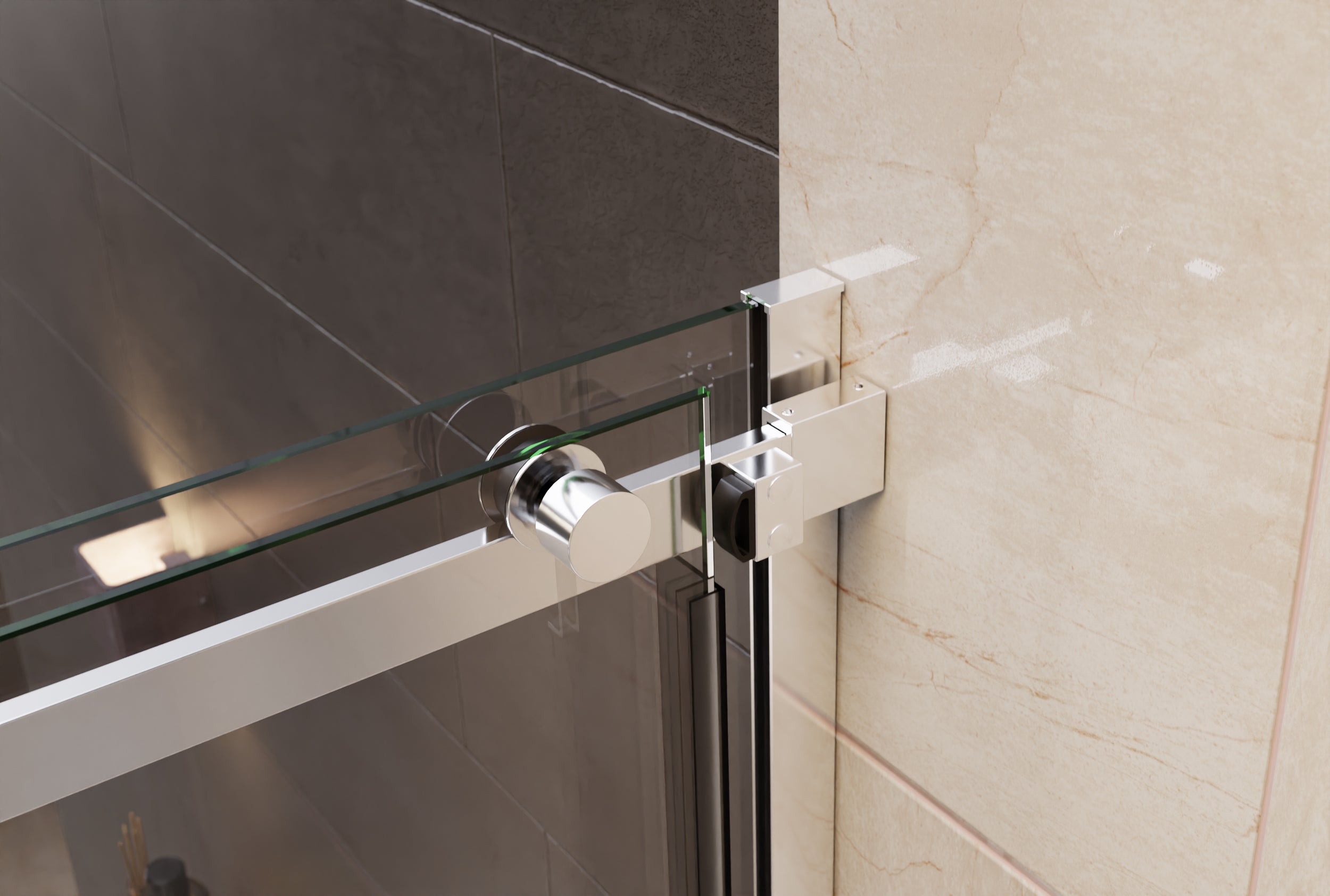 Corner shower with sliding door NT806 FLEX