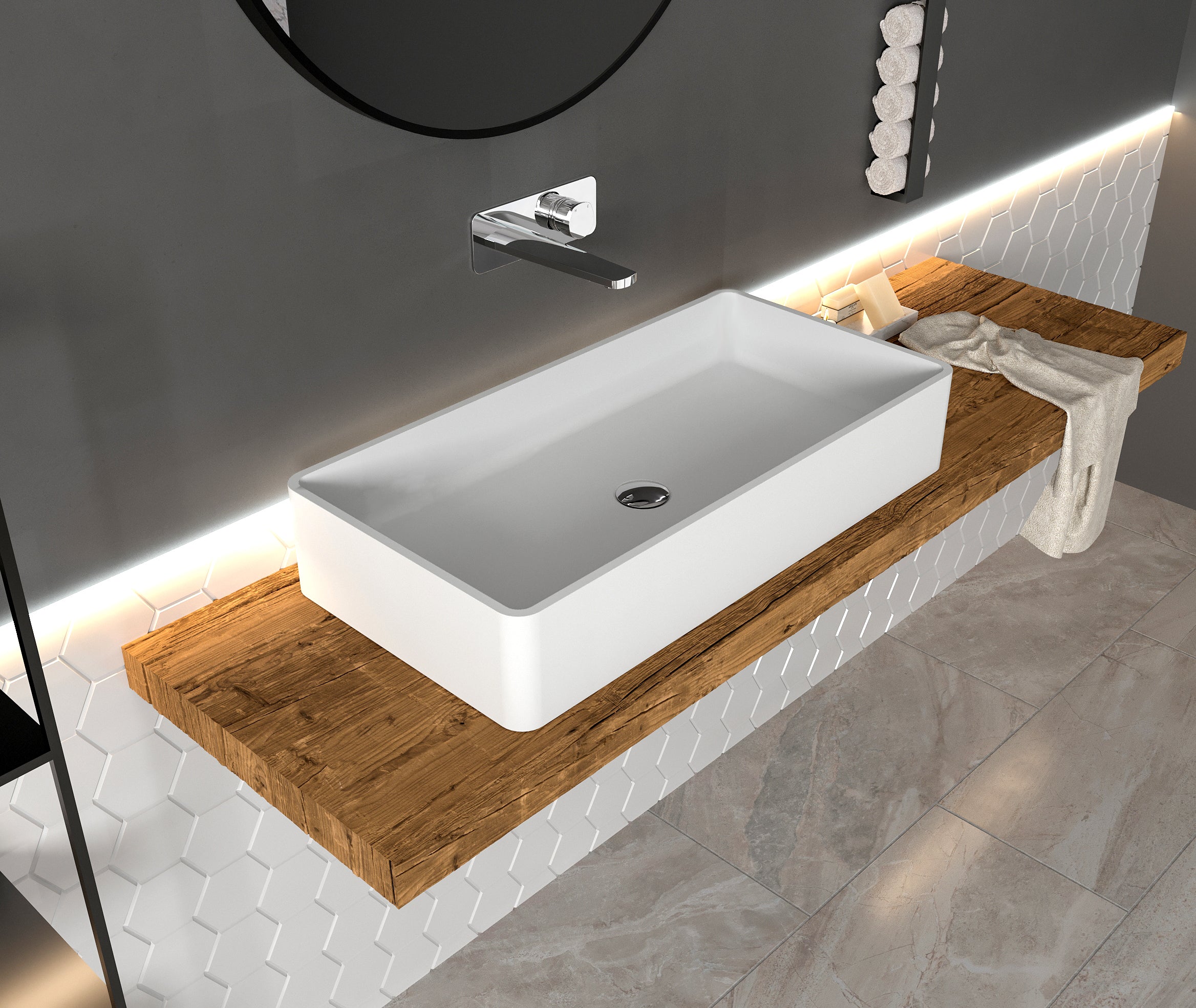 Countertop washbasin PB2013