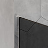 Shower cabin EX101 - genuine NANO glass - grey glass - width selectable