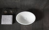 Counter top basin TW2106  of mineral cast (Pure Acrylic) - Matte - 50 x 35 x 15 cm