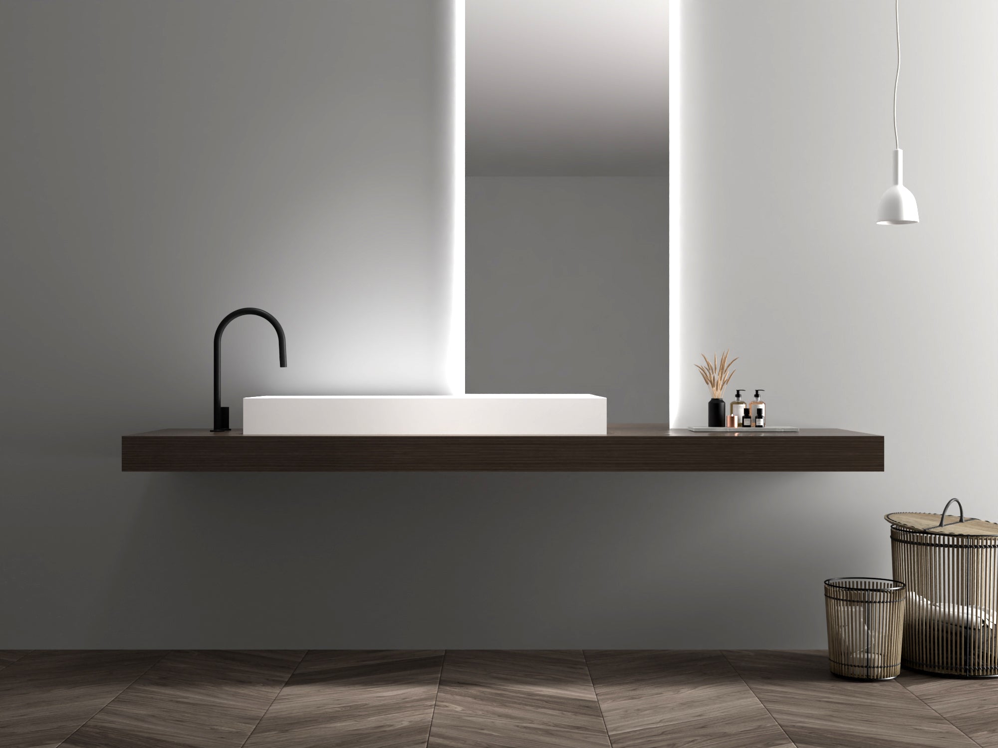 Wall-mounted washbasin TWG211