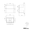 Vanity unit VIREO 60 cm