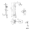 Shower column thermostat 4011 PRO