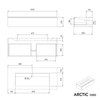 Washbasin cabinet ARCTIC 1200