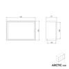 ARCTIC 640 wall shelf