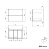 Vanity unit AVA 60 cm