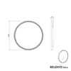 Bathroom furniture set BELDIVO 80 cm with washbasin