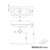 Vanity unit LAVOA 100 cm