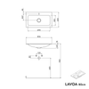 Vanity unit LAVOA 80 cm