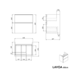 Vanity unit LAVOA 60 cm