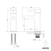 Washbasin mixer tap MILOU M