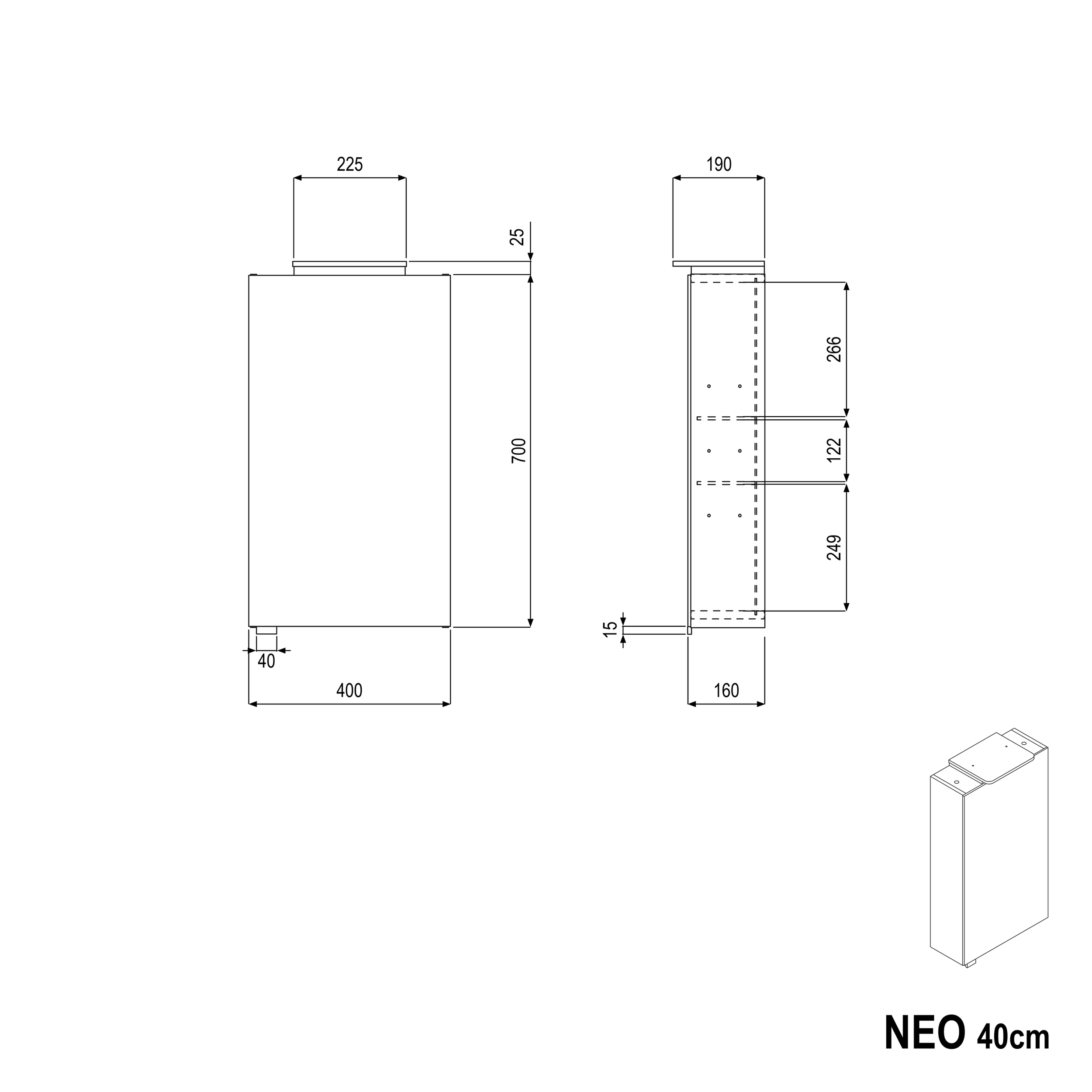 Mirror cabinet NEO