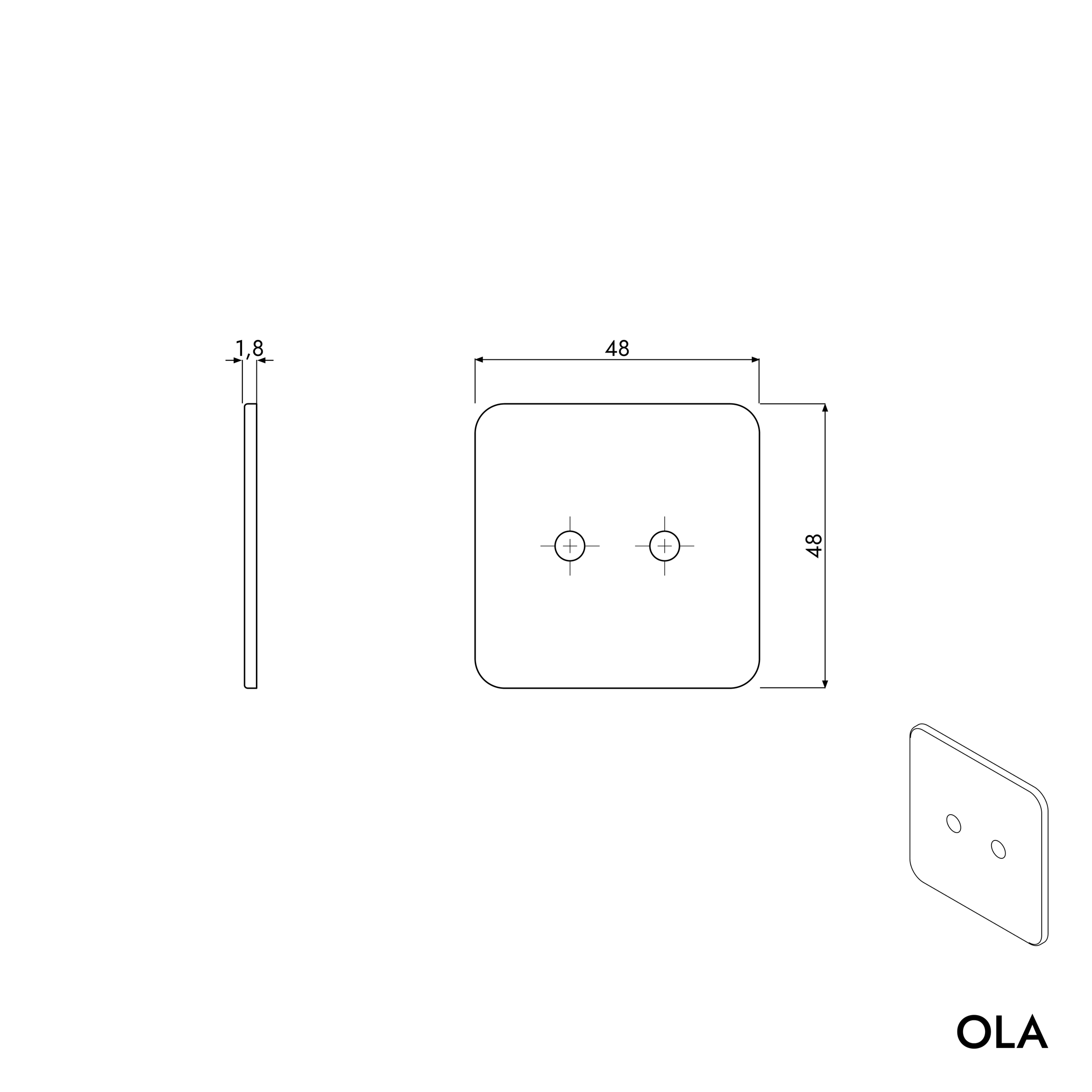 Bath towel rail OLA