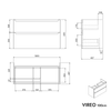 Vanity unit VIREO 100 cm