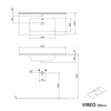 Vanity unit VIREO 100 cm