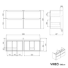 Vanity unit VIREO 120 cm