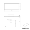 VIREO 120 cm vanity unit