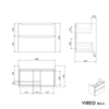 VIREO 80 cm vanity unit