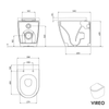Free-standing WC VIREO White