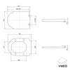 Rimless wall-hung WC VIREO