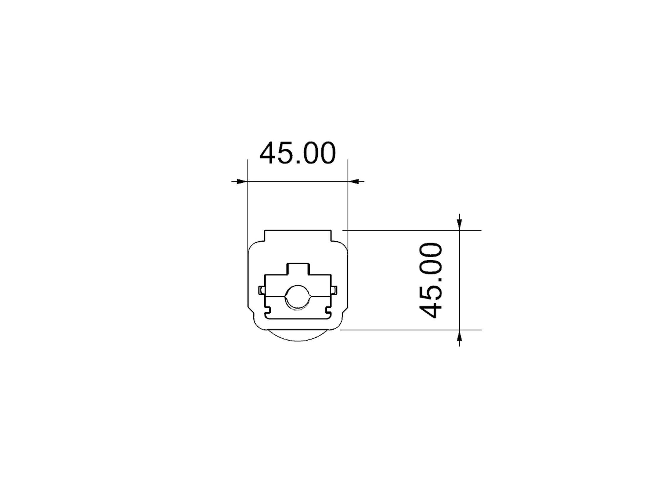 Mounting set for wall-hung WC and bidet