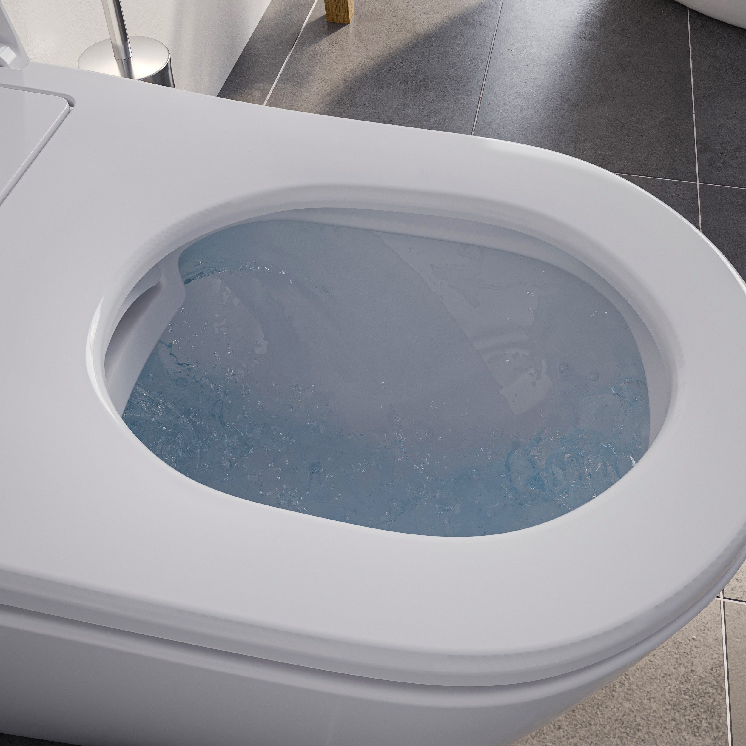 Shower toilet complete set Basic 1102 with Geberit Duofix pre-wall element