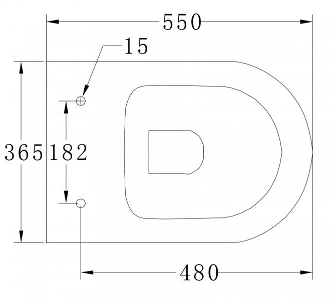 WC complete package 45: WC B-8030R Black