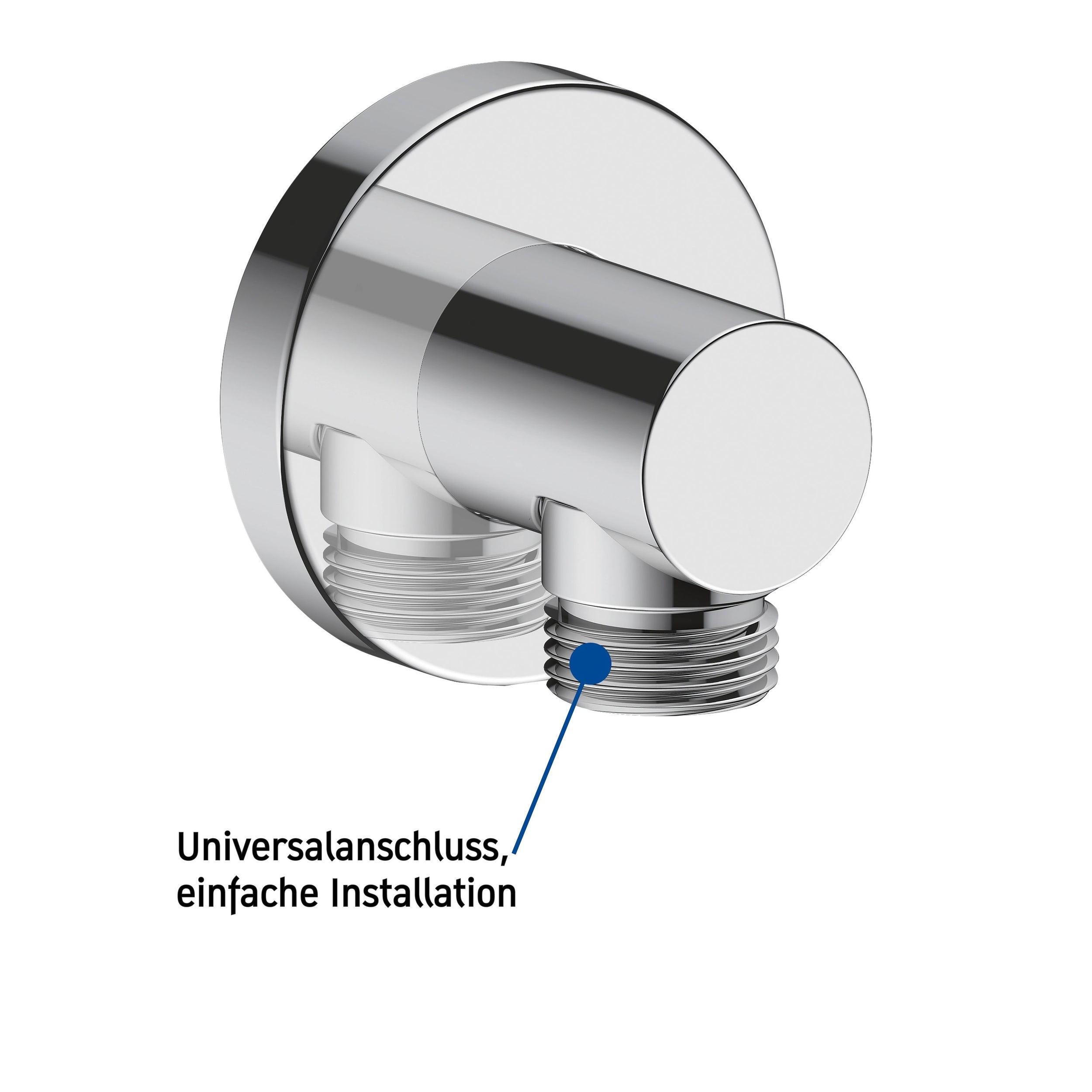 Duravit DuraVelez concealed shower mixer with shower head