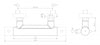 Shower mixer wall tap 4021