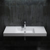 Cast marble wall-mounted washbasin BS6036