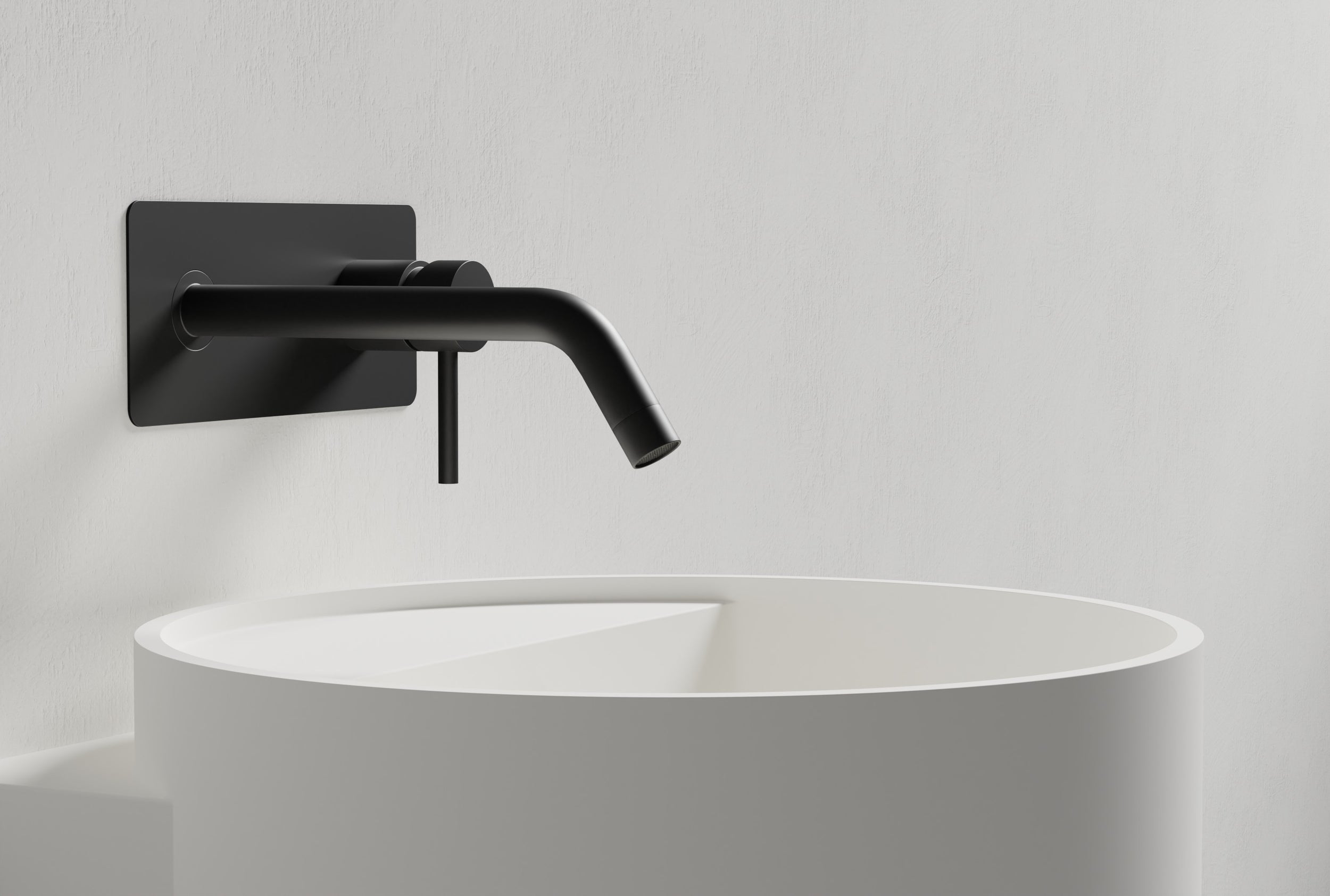 Wall-mounted washbasin NT2440 in mineral cast
