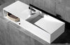 Countertop washbasin Wall-mounted washbasin TWG06 in mineral cast