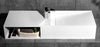 Countertop washbasin Wall-mounted washbasin TWG06 in mineral cast