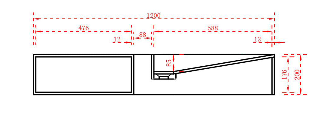 Countertop washbasin Wall-mounted washbasin TWG06 in mineral cast