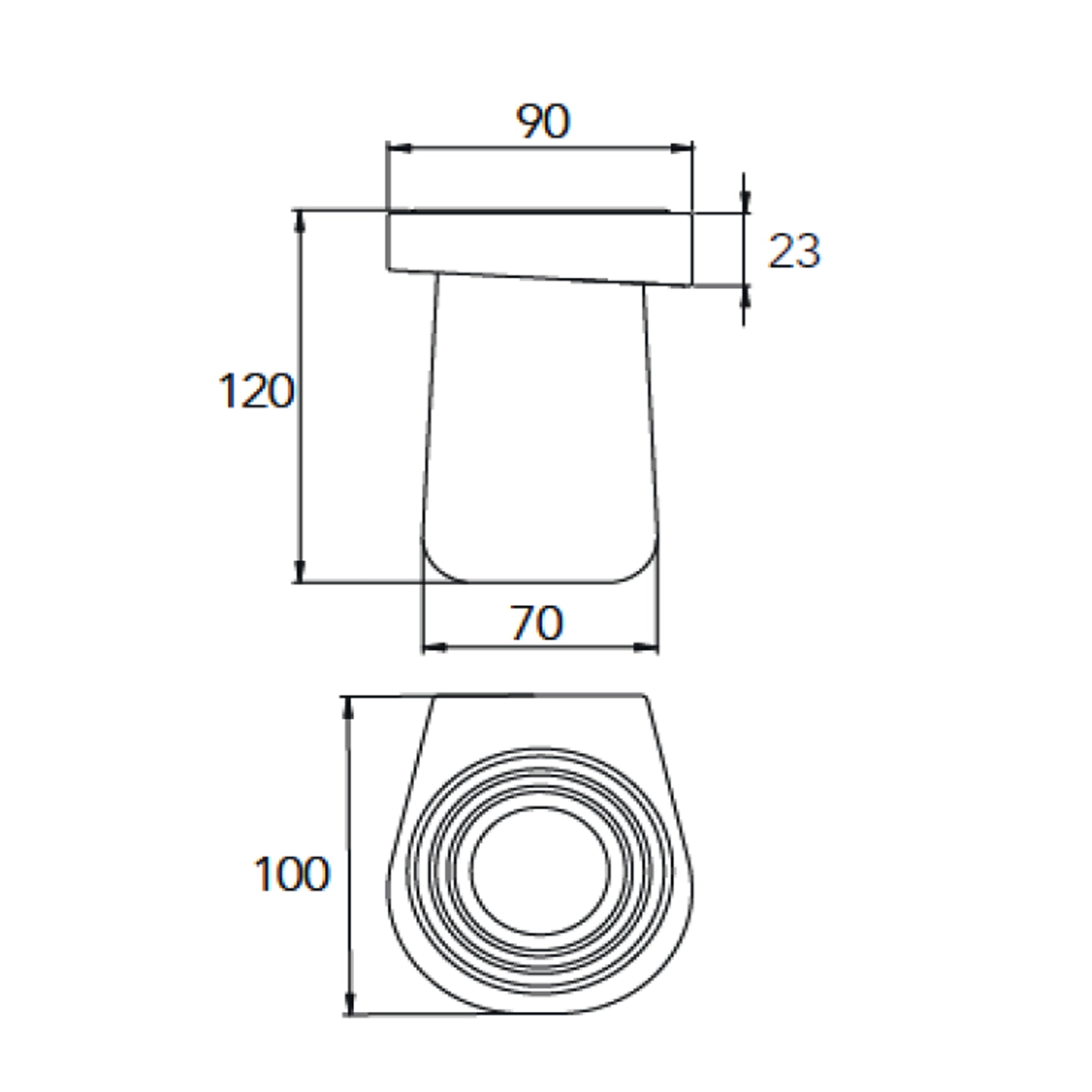 Toothbrush holder with wall bracket SDEZPB