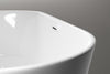 Freestanding bathtub JAZZ PLUS 2.0 Acryl White shiny