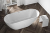 Freestanding bath tub ROMA 2.0 acrylic white glossy