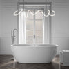 Freestanding Bathtub ROMA PLUS 2.0 Acrylic Glossy White