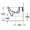 Wall-hung bidet BH101