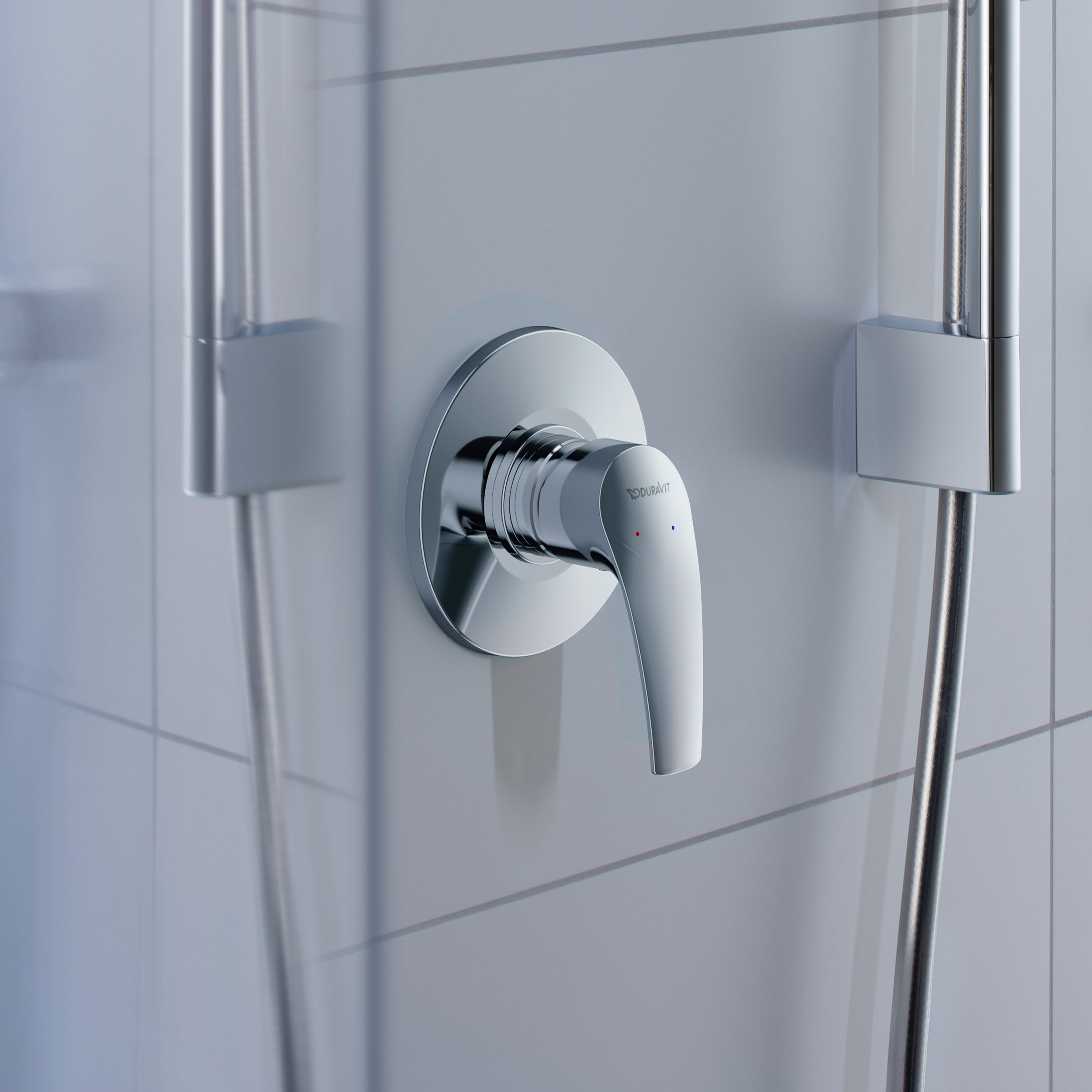 Duravit DuraVelez concealed shower mixer with shower head