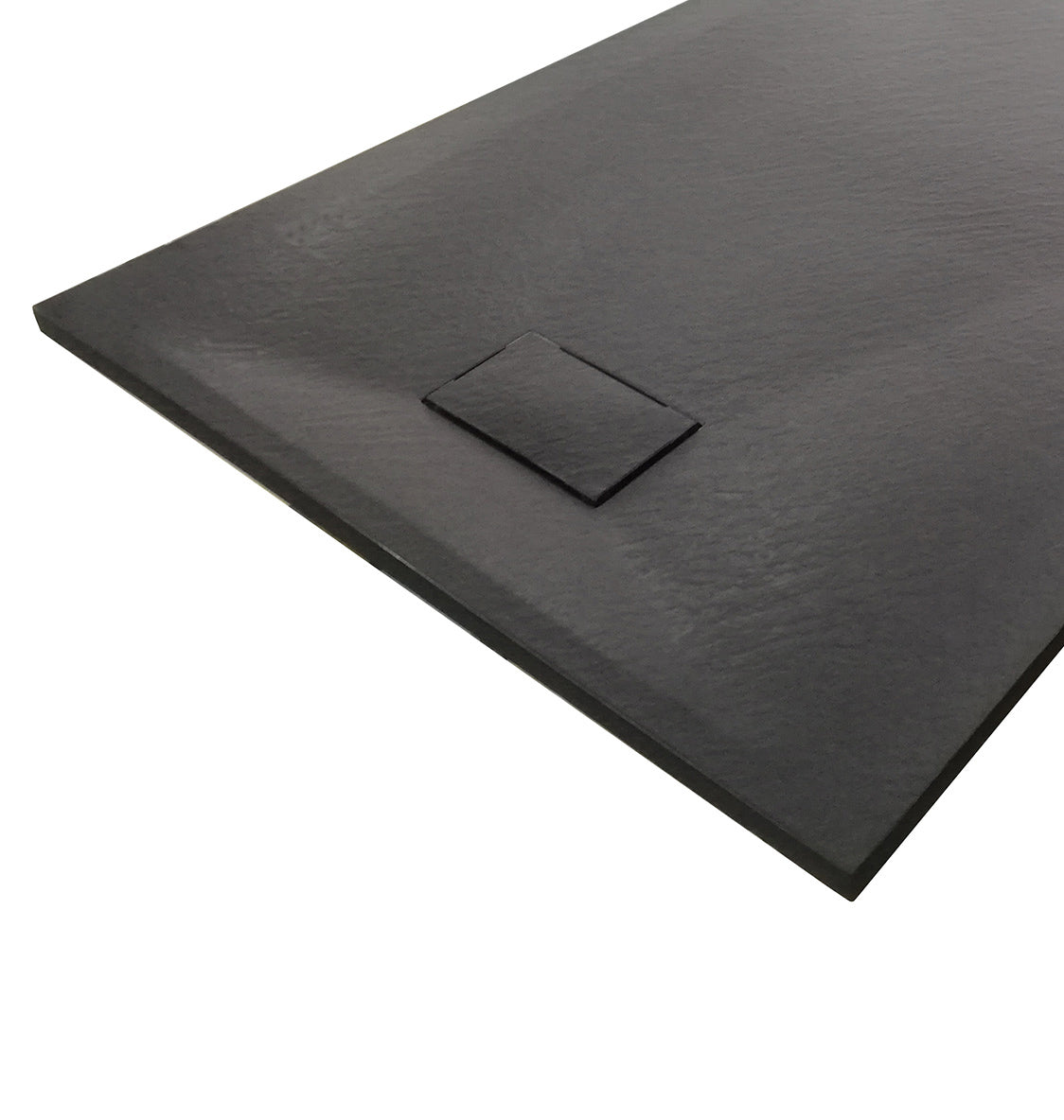 Shower tray rectangular GT series made of SMC in black