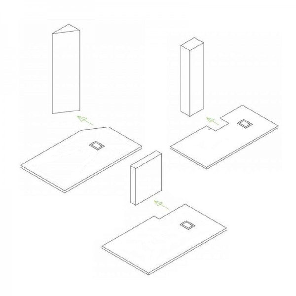 Shower tray shower base GT series