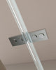 Corner shower with revolving doors, corner entry EX809