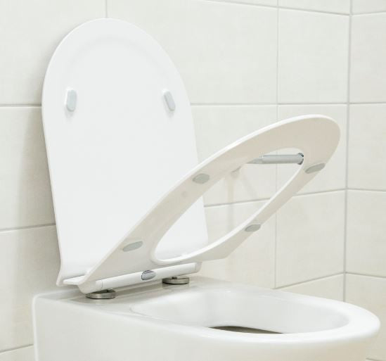 Softclose flat toilet lid