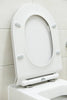 Softclose flat toilet lid