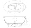 Freestanding bathtub RELAX