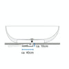 Freestanding bathtub RELAX